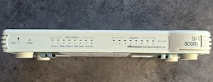 3Com 8 Port Ethernet Switch plus 10 100
