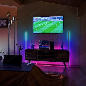 Neue stehende eckenlampe led rgb apka fernbedienung ambientebeleuchtung Bild 5