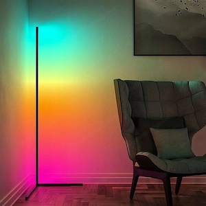 Neue stehende eckenlampe led rgb apka fernbedienung ambientebeleuchtung Bild 7