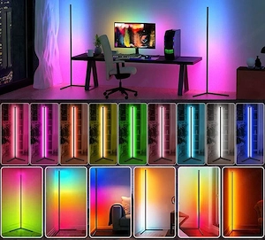 Neue stehende eckenlampe led rgb apka fernbedienung ambientebeleuchtung Bild 3