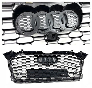 Zum Verkauf bieten wir einen neuen Zubeh r-Komplettgrill f r den Audi A5 S5 8W6 B9 Muster RS5  Black Bild 4