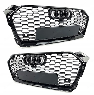 Zum Verkauf bieten wir einen neuen Zubeh r-Komplettgrill f r den Audi A5 S5 8W6 B9 Muster RS5  Black Bild 3