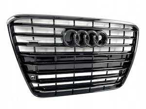 Zum Verkauf bieten wir einen neuen Zubeh rgrill f r das Modell Audi A8 D4 4H0 Gloss Black Edition NI Bild 3