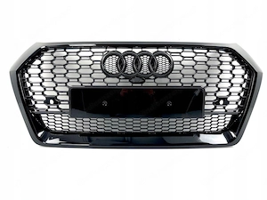 Zum Verkauf bieten wir einen neuen Zubeh rgrill f r den Audi Q5 SQ5 80a S-line  Black Edition  an    Bild 5