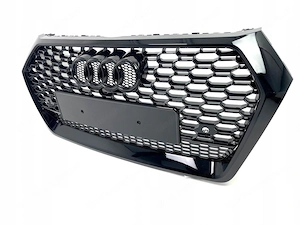 Zum Verkauf bieten wir einen neuen Zubeh rgrill f r den Audi Q5 SQ5 80a S-line  Black Edition  an    Bild 4