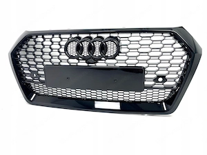Zum Verkauf bieten wir einen neuen Zubeh rgrill f r den Audi Q5 SQ5 80a S-line  Black Edition  an    Bild 6