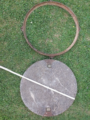 Kanaldeckel rund  Bild 2