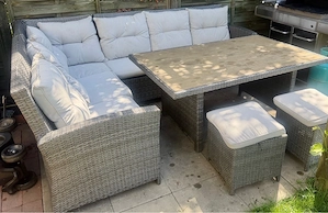 Rattan Gartenmöbel Bild 2