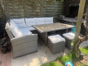 Rattan Gartenmöbel Bild 3