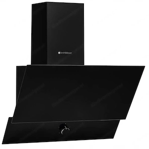 Kamin-k chenhaube mit knopf 60 cm led-glas-dunstabzugshaube