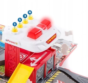 Spielplatz f r die Feuerwehr mit Doppelrutsche Bild 6