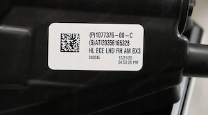 Original tesla xs plaid module vcfront 1585663-00-c gen 4 frontcontroller  n tesla model s hubsteuer Bild 7
