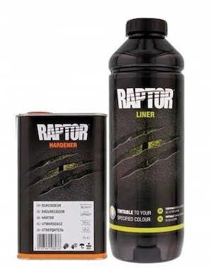 1x Original RAPTOR Lack UPOL RLB S1 schwarz mit H rter im Set