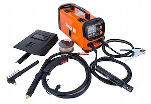 Eine halbautomatische Schwei maschine, die zum manuellen Elektroschwei en von Stahl mit selbstsch tz Bild 3