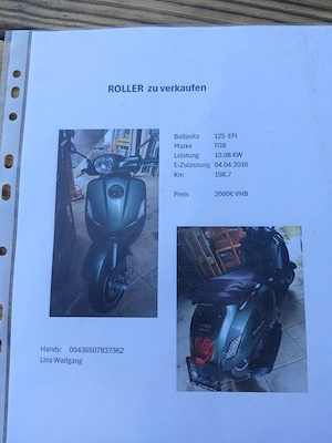 Roller 125 Bellavita Bild 4