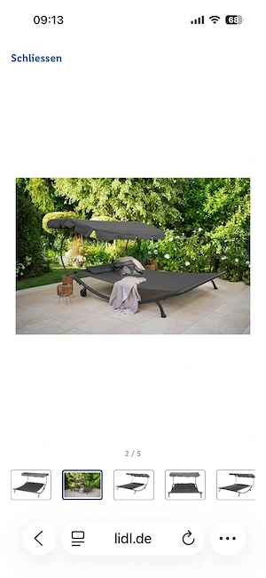Garten-Doppelliege Bild 3