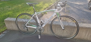 Rennrad Specialized Amira Elite, Damenfahrrad, Carbon, Weiß Grün, ultra-leicht Bild 7