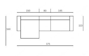 Couch Sofa Ecksofa Easycare White Weiß, 2024, 3-teilig, Lehnen verstellbar Bild 5