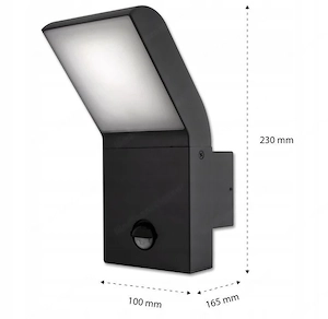 Wandlampe Au enlampe Gartenwandleuchte f r den Au enbereich mit LED-Sensor-Bewegungsmelder Bild 2