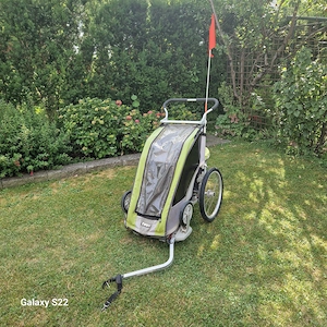 Thule Chariot Kinderwagen Radanhänger Single komplett mit Ski-Set & Jogging Kit - 110 Euro Bild 2