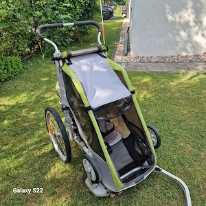Thule Chariot Kinderwagen Radanhänger Single komplett mit Ski-Set & Jogging Kit - 110 Euro Bild 3