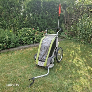 Thule Chariot Kinderwagen Radanhänger Single komplett mit Ski-Set & Jogging Kit - 110 Euro Bild 7