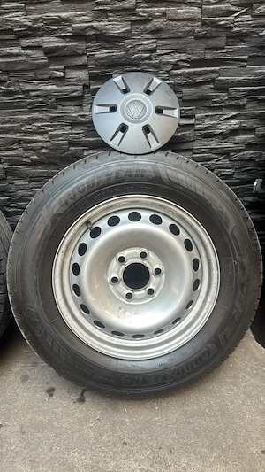 Original VW Stahlfelgen 16 Zoll 6x120 inkl. Goodyear EfficientGrip Cargo 2 DOT 2025 | T5 T6 T6.1 T7  Bild 4
