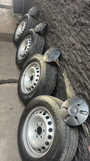 Original VW Stahlfelgen 16 Zoll 6x120 inkl. Goodyear EfficientGrip Cargo 2 DOT 2025 | T5 T6 T6.1 T7  Bild 2