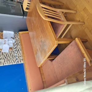 Eckbank + Tisch + 2 Stühle Bild 2