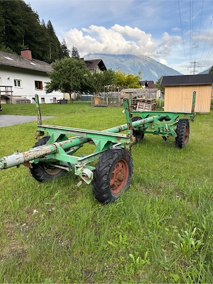 Holzanhänger Rungenanhänger