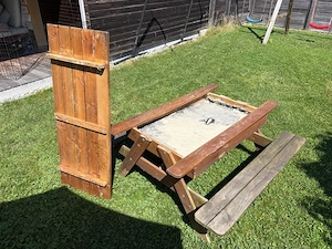 Sandkasten zu verschenken Bild 4