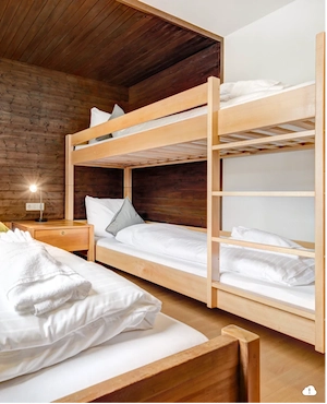 Stockbett Buche massiv 200 160 90