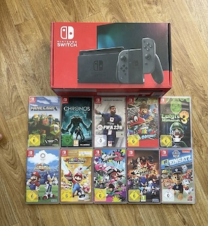 Nintendo Switch V2 Nintendo Switch neue  + 10 spiele Bild 5