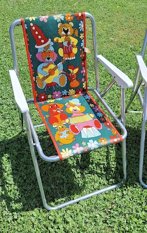 2 vintage Camping Kinderstühle  Bild 2