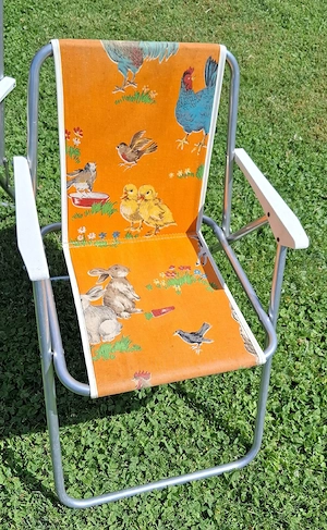 2 vintage Camping Kinderstühle  Bild 5