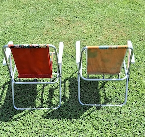 2 vintage Camping Kinderstühle  Bild 3