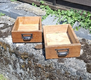 2 alte Schubladen Deko Hingucker Bild 2