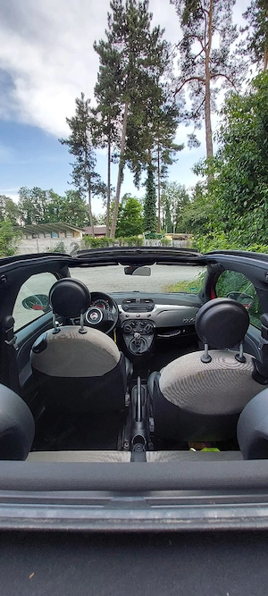 Fiat 500C TwinAir Cabrio   Export Bastlerfahrzeug Bild 6
