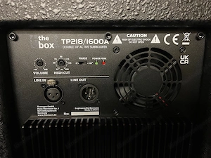 2 Aktiver Subwoofer der marke the box pro TP218 Leistung: 4500 W Peak Bild 2