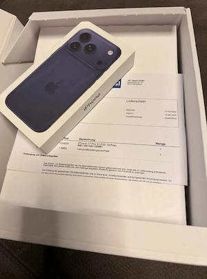 Apple iPhone 17 Pro 512GB Tiefblau - Ohne Simlock - NEU Versiegelt