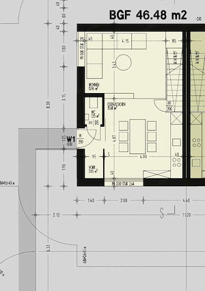 3 ZI Maisonette Wohnung mit Privatgarten Höchst Bild 5