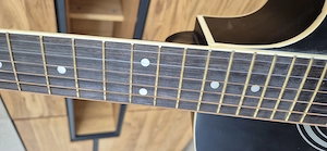 Elektro Akustik Westerngitarre schwarz Bild 3
