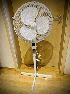 Zimmer Ventilator  Standventilator mit 3 Stufen drehbar