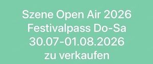 Szene Open Air 2026 Lustenau - Festivalpass