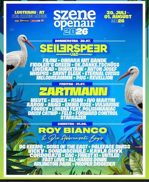 Szene Open Air 2026 Lustenau - Festivalpass Bild 2