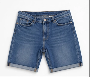 Blaue Damen Jeans Shorts von H u M