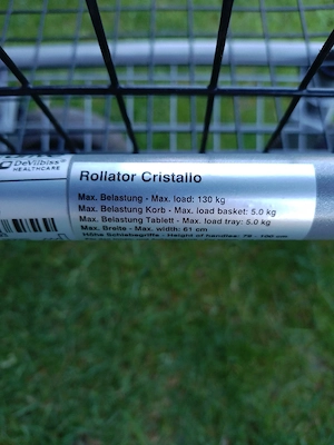 Rollator - Gehhilfe  Bild 4
