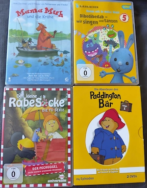 Verkaufe diverse Kinder DVDS 