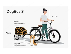 Hundeanhänger Dogbus Neu  Bild 3