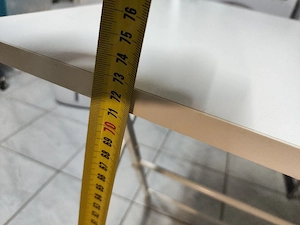 Weißer Klapptisch Bild 3